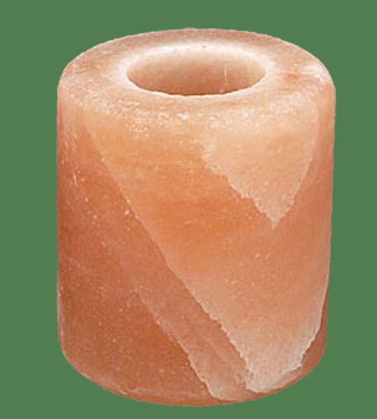 Himalayan Salt Votive candle holder Tube 